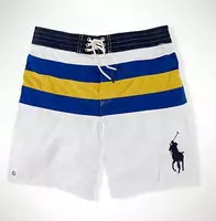 ralph lauren shorts de plage hommes genereux 2013 polo big pony blanc